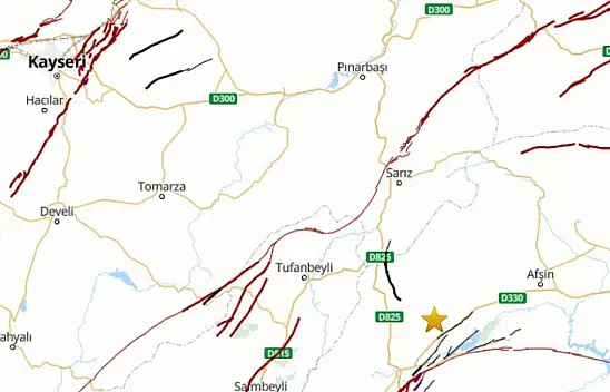 Göksun'da deprem oldu, Kayseri'den de hissedildi!