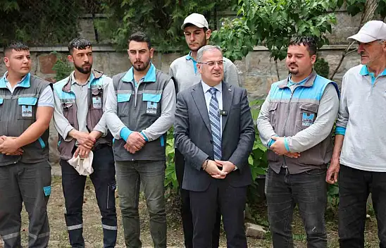 Hacılar'da personele teşekkür...