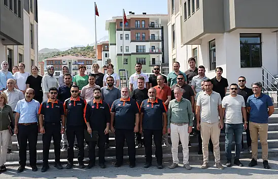 Hacılar Belediyesi'nde gerçeğini aratmayan tatbikat: Personel afetlere hazırlandı