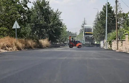 Hacılar'da 860 tonluk asfalt çalışması tamamlandı