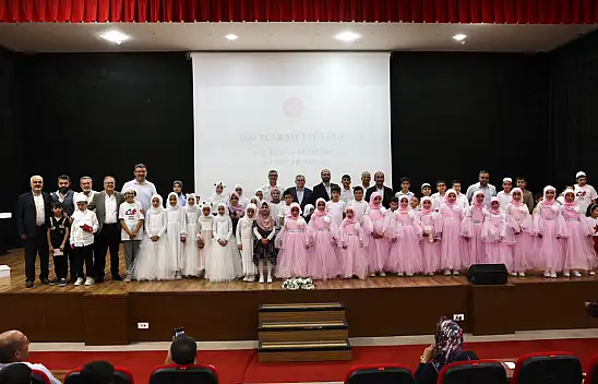 Hacılar'da yaz Kur'an kursları sona erdi