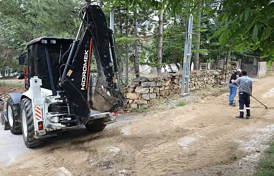 Hafta sonu yağışın vurduğu mahallede çalışmalar başladı!