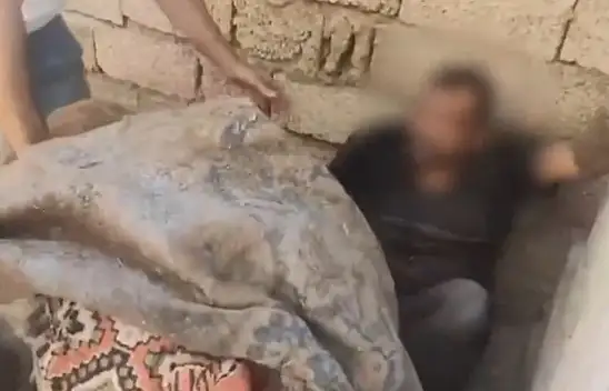 Her yerde aranıyordu, bahçedeki halının altından çıktı!