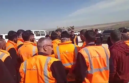 Hızlı tren şantiyesinde iş bırakan işçilerle ilgili flaş gelişme