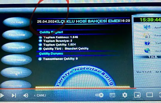 Hobi bahçesi kura çekimindeki o görüntünün ne olduğu ortaya çıktı