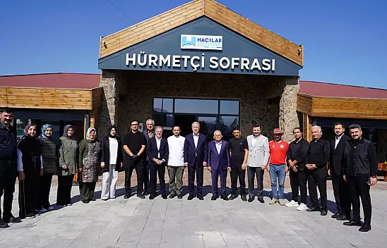 Hulusi Akar ve Kayseri protokolünden Hürmetçi Sofrası'na ziyaret!