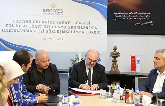 İmzalar atıldı: Kayseri'nin yeni OSB'sinde dikkat çeken gelişme!