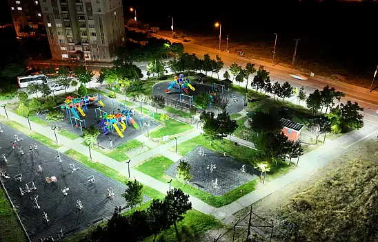 İncesu'da dikkat çeken aydınlatma!