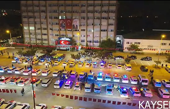 İşte Kayseri'deki dev operasyonun görüntüleri!