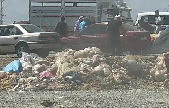 İşte o alandan tepki çeken görüntüler...