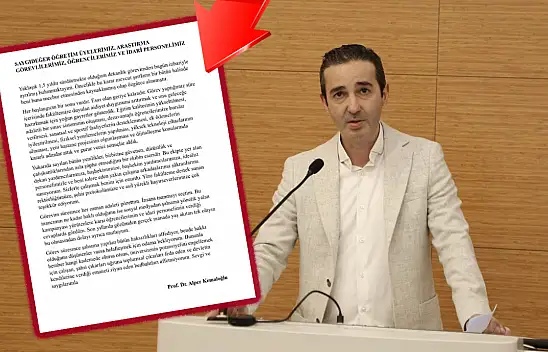 İşte Özhaseki'nin damadının Dekanlık'tan istifa gerekçesi: Bedbahtları affetmiyorum!