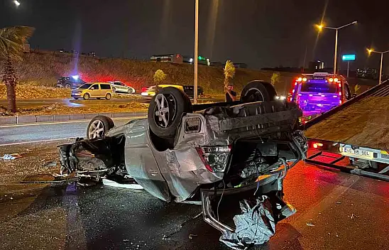 Kahramanmaraş'ta trafik kazası: Otomobil takla attı, sürücü ağır yaralandı