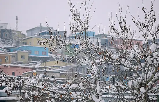 Kar altında masalsı görüntüler! Bakın hangi ilçe