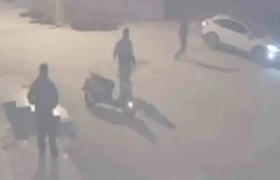 Karısını ve kayınbabasını vuran şahsın o anları kameraya yansıdı