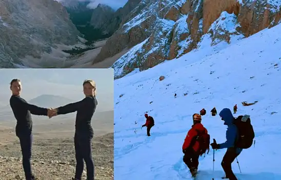 Kayıp olan iki kız kardeşin bulundukları yerin görüntüleri