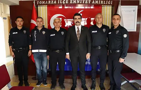Kaymakamdan kolluk kuvvetlerine ziyaret