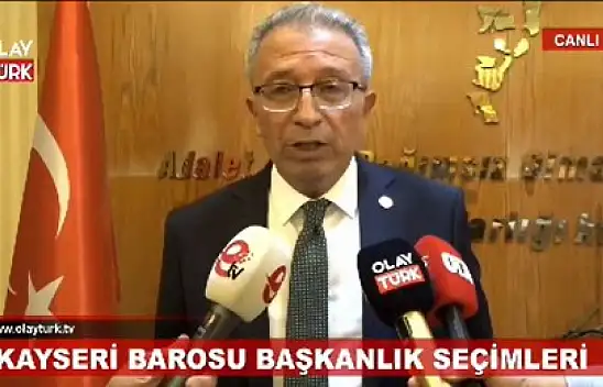 Kayseri Barosu Başkanı Özsoy'dan seçim sonrası ilk açıklama!