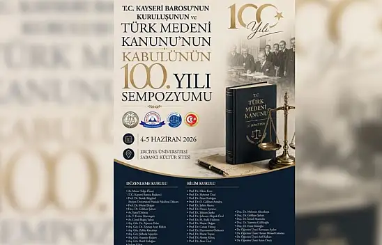 Kayseri Barosu'nun 100. yılında dikkat çeken buluşma