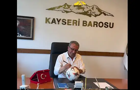 Kayseri Barosu'nun meşin yuvarlakla imtihanı