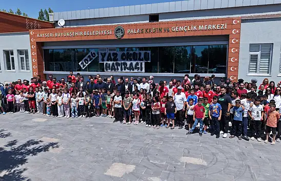 Kayseri Büyükşehir'in Yaz Spor Okulları Sarıoğlan'da final yaptı