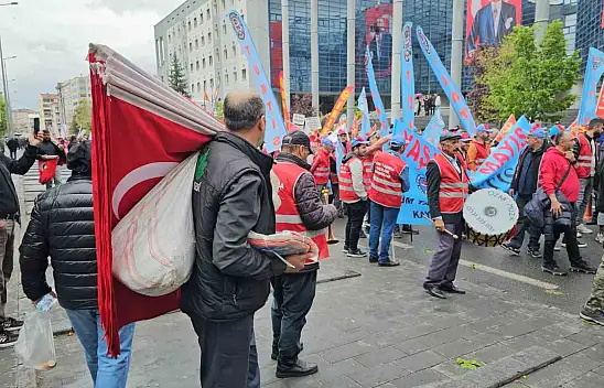 Kayseri'de 1 Mayıs görüntüleri