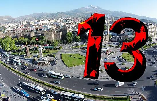 Kayseri 13'üncü oldu!