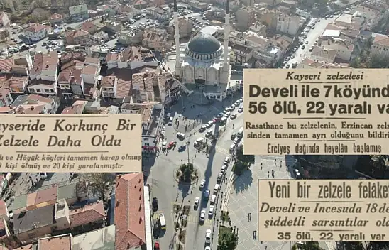 Kayseri'de 1940'daki büyük deprem gazetelerde nasıl yer aldı!