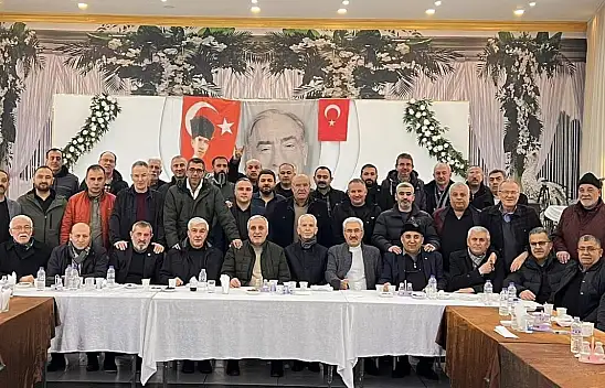 Kayseri'de 35 yıllık Ülkücülerden dikkat çeken Belsin buluşması