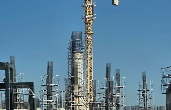 Kayseri'de 700 milyonluk camide son durum! Beton bloklar yükseliyor