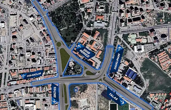 Kayseri'de Belediye 32 milyon Euro'ya mal olacak Kartal Kavşağı Projesi için halk toplantısı yapacak! İşte toplantının yeri ve zamanı