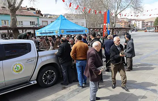 Kayseri'de binlerce adet ücretsiz dağıtıldı
