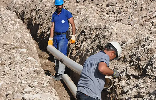 Kayseri'de borular döşendi: Kesintisiz içme suyu geliyor