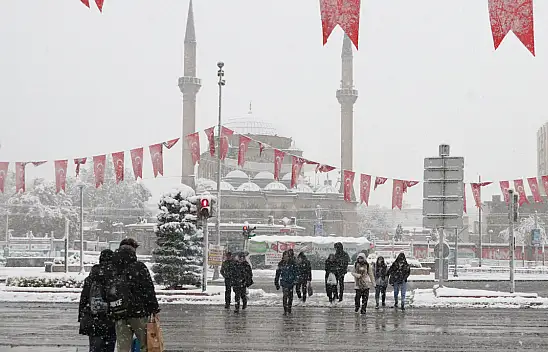 Kayseri'de bugün 8 ilçeye kar yağacak