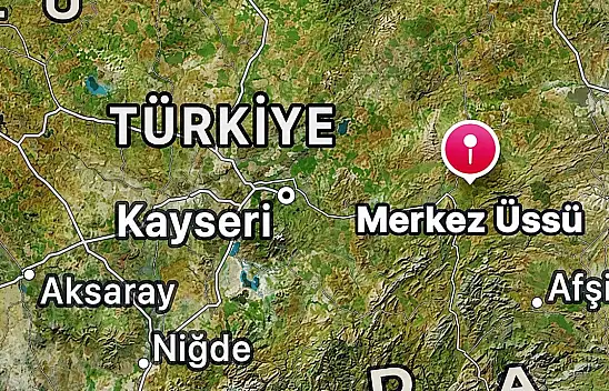 Kayseri'de bugün bir deprem daha