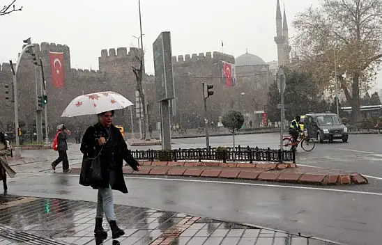 Kayseri'de bugün sağanak yağmur yağacak