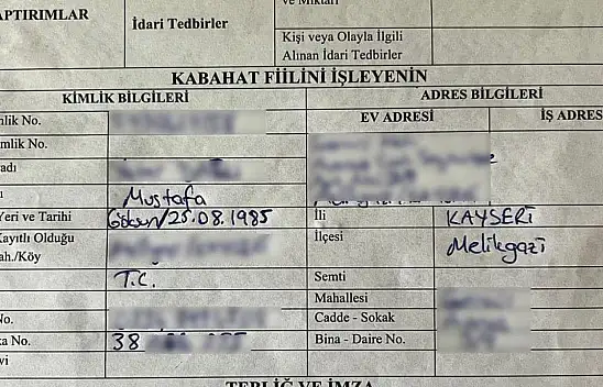 Kayseri'de bunu kim yaptıysa cezayı yedi! İşte ödeyeceği para