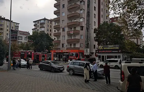 Kayseri'de çatı katında çıkan yangın söndürüldü!