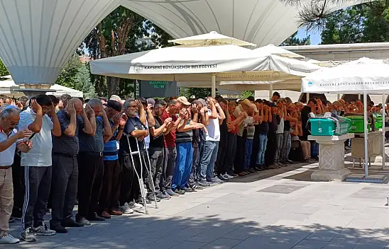 Kayseri'de cinayete kurban giden şahıs toprağa verildi