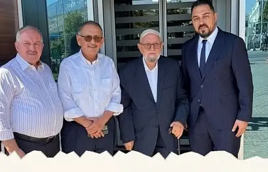 Kayseri'de dikkat çeken buluşma! Nursaçan ile Özhaseki bir araya geldi