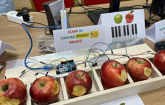 Kayseri'de elma ile çalışan piyanonun sırrı ortaya çıktı!