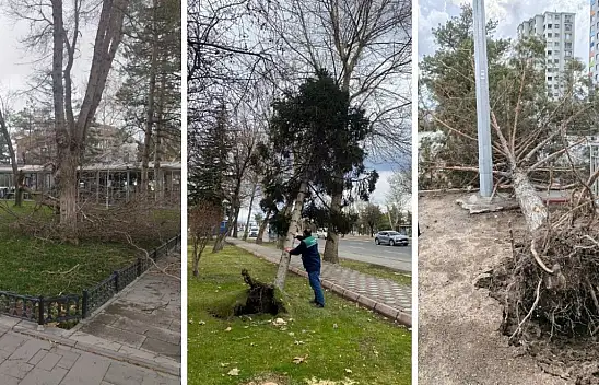 Kayseri'de fırtına sonrası seferberlik