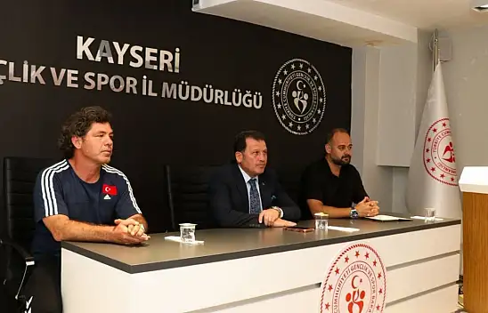 Kayseri'de güreşçilerin müsabaka hedefleri masaya yatırıldı