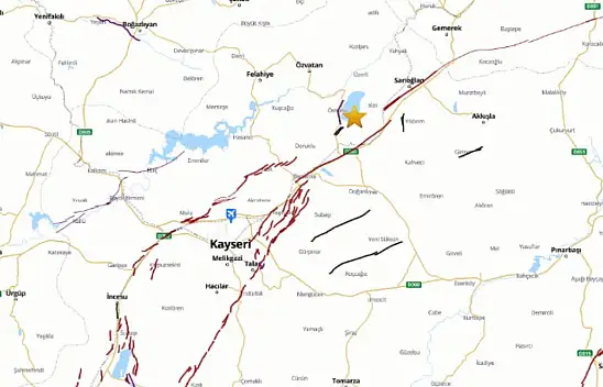 Kayseri'de hafif sarsıntı meydana geldi!