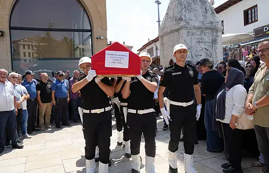 Kayseri'de hayatını kaybeden başkomiser son yolculuğuna uğurlandı