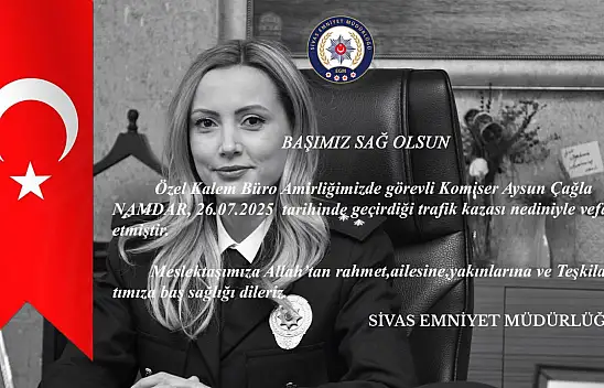 Kayseri'de hayatını kaybeden komiser ile ilgili açıklama