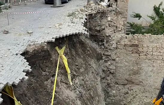 Kayseri'de heyelan: Ekipler seferber oldu