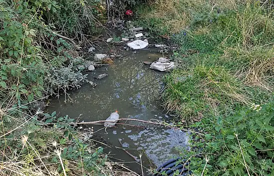 Kayseri'de içme suyu kuyusunun yanı başında kanalizasyon iddiası