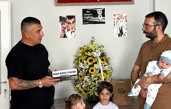 Kayseri'de ikinci 'Sedat Peker' bebek dünyaya geldi