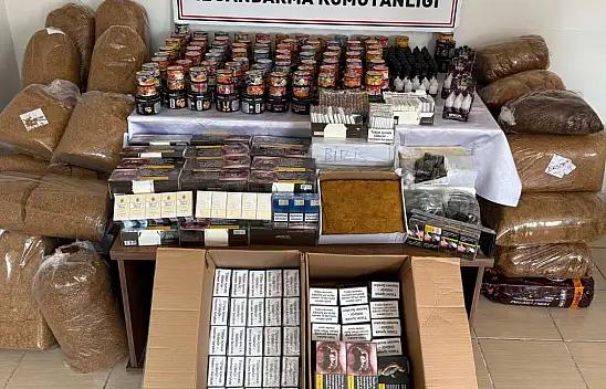 Kayseri'de kaçakçılık operasyonu: Depodan çıkanlar dikkat çekti