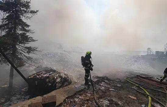 OSB'de korku dolu anlar!